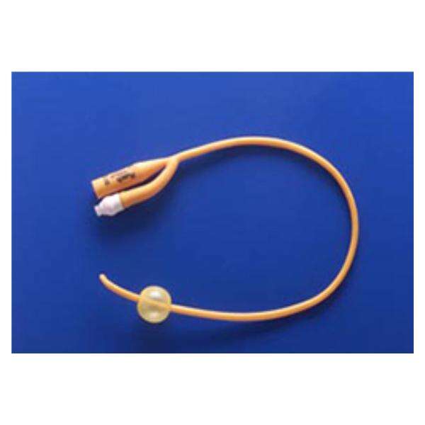 Catheter Foley Pure Gold Tiemann 14Fr 5cc Coude Tip PTFE Coated 2-Way 16